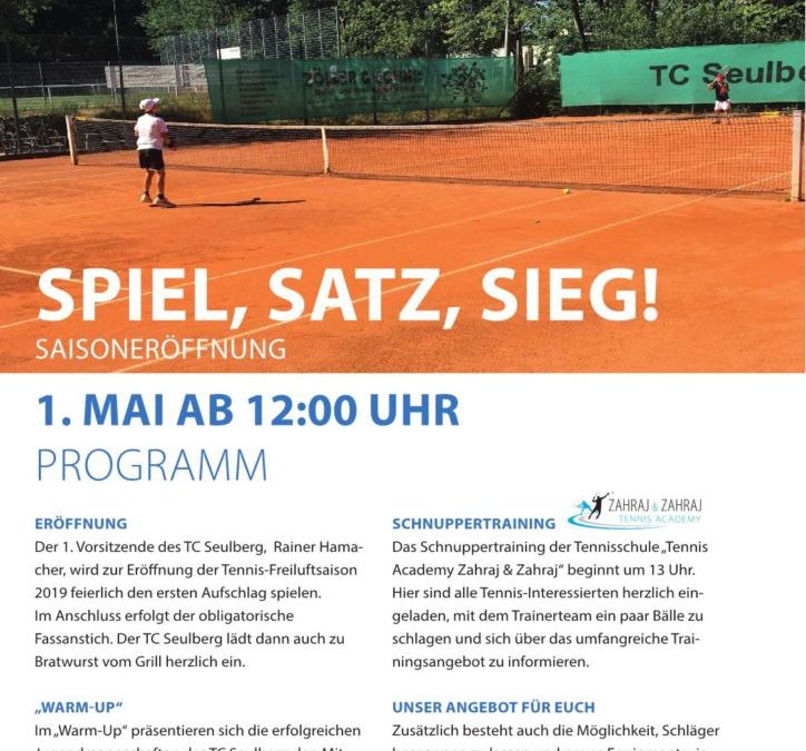 Saisoneröffnung 01. Mai 2019 ab 12:00 Uhr